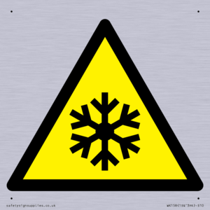 W010 Warning: Low temperature/freezing conditions